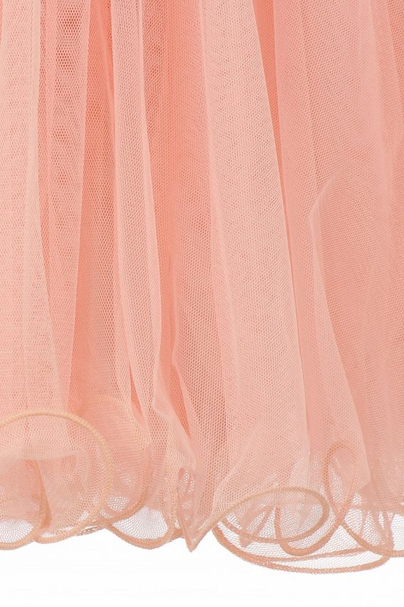 beautiful peach lace girls dresses for all special occasions.