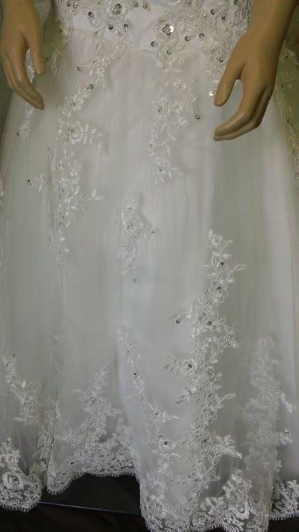 lace miniature wedding dress