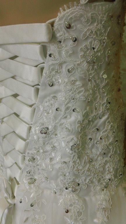 lace miniature wedding dress