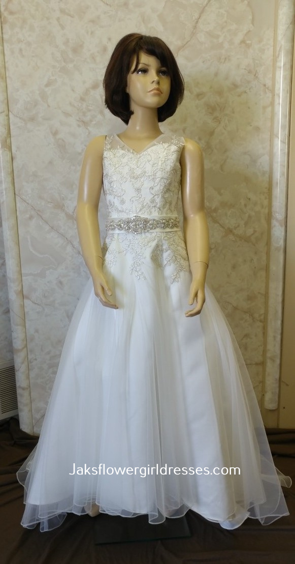 miniature bride dresses with bridal sash