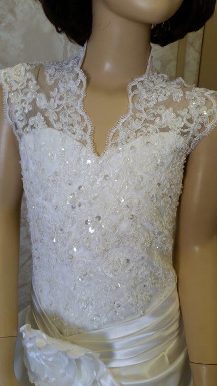 flower girl dress with lace
