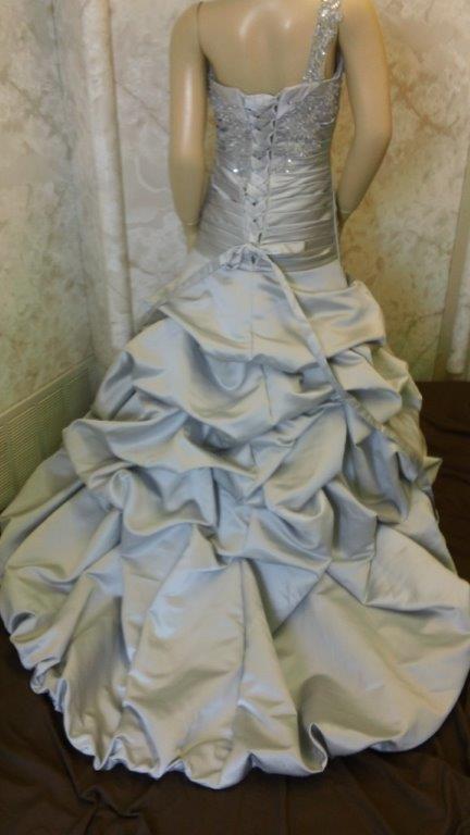 Silver wedding dress for my flower girl.