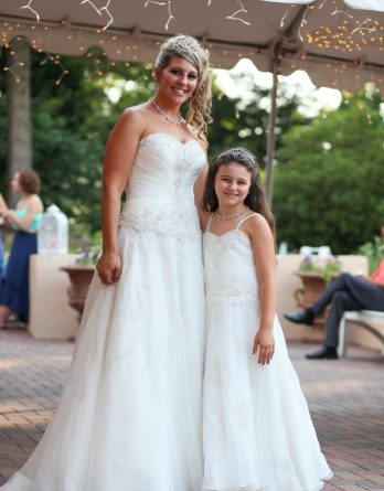 FLOWER GIRL AND BRIDAL GOWN PAIRINGS