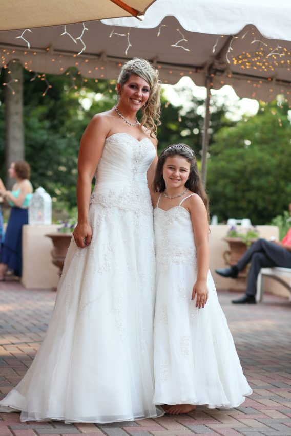 FLOWER GIRL AND BRIDAL GOWN PAIRINGS
