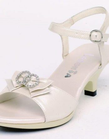 girls ivory heels