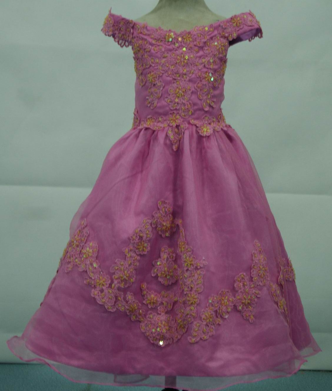 pink pageant dress