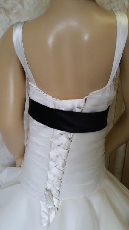 corset back flower girl dress