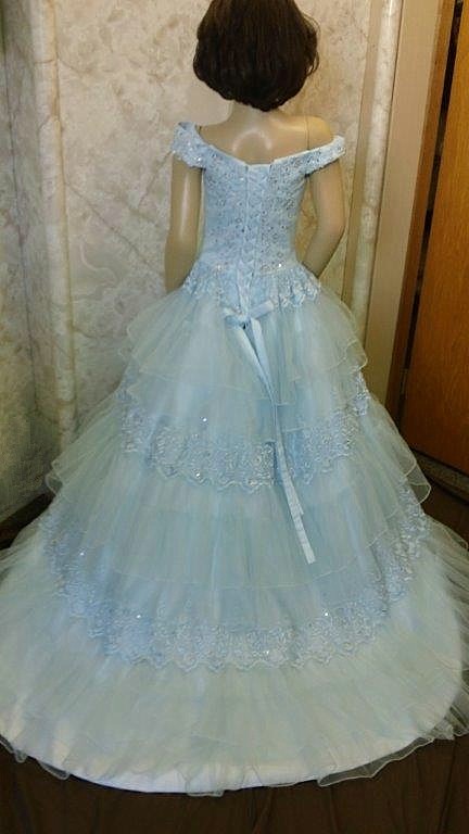 Southern bell pageant gown