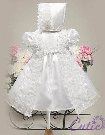Small Lace Christening Gown