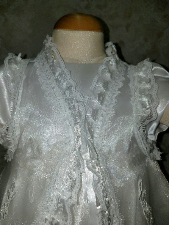 Girl christening gowns on clearance sale at Jaks Bridal.