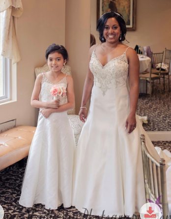look at these mother daughter bride dresses