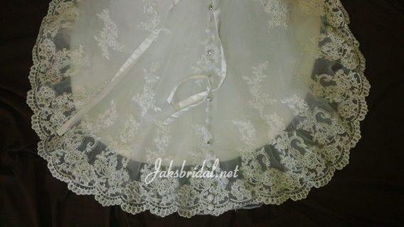 toddler flower girls lace train