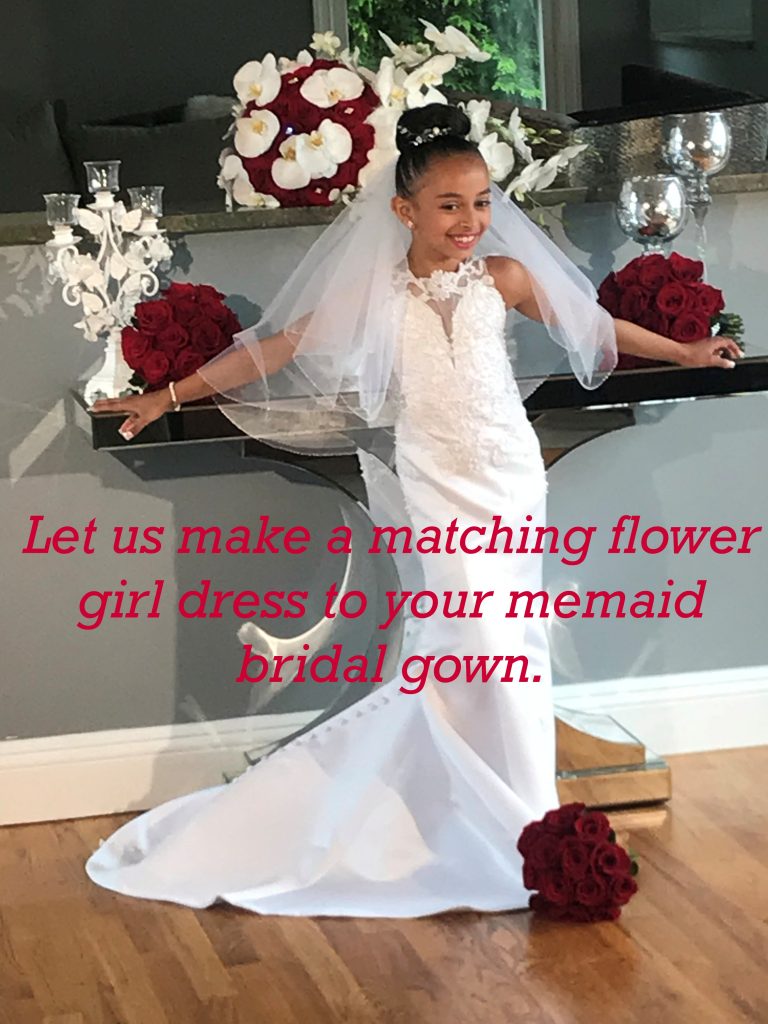 mermaid flower girl dresses