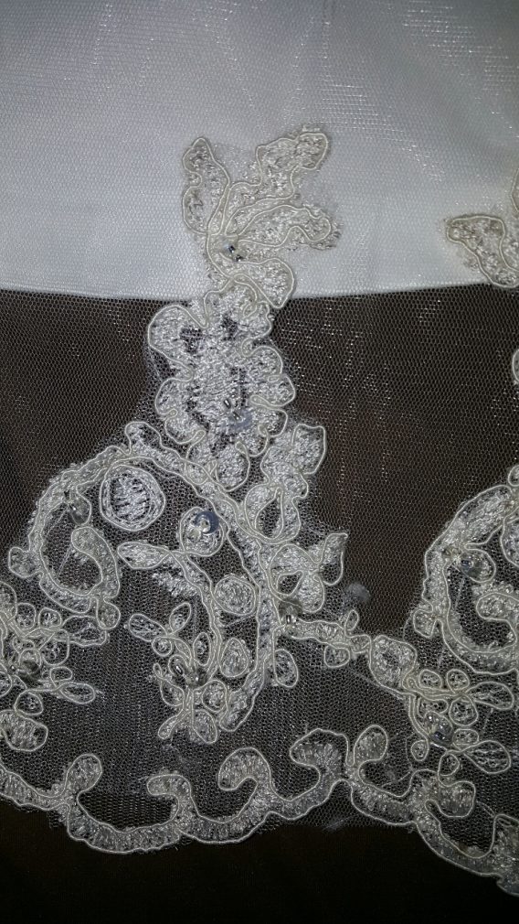 lace flower girl dress