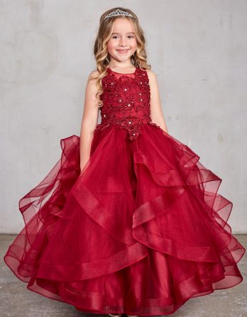 Burgundy Christmas Party Ball Gowns