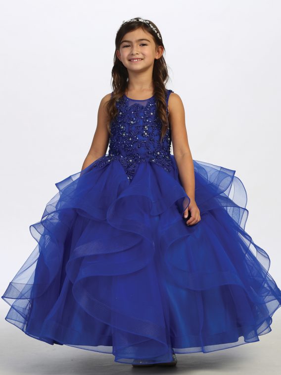 Royal Blue Christmas Party Ball Gowns.