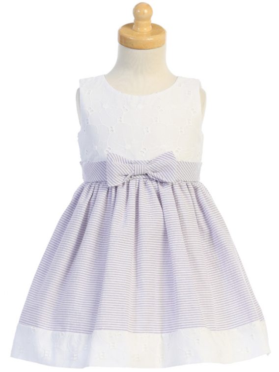 lilac cotton embroidered eyelet easter dress