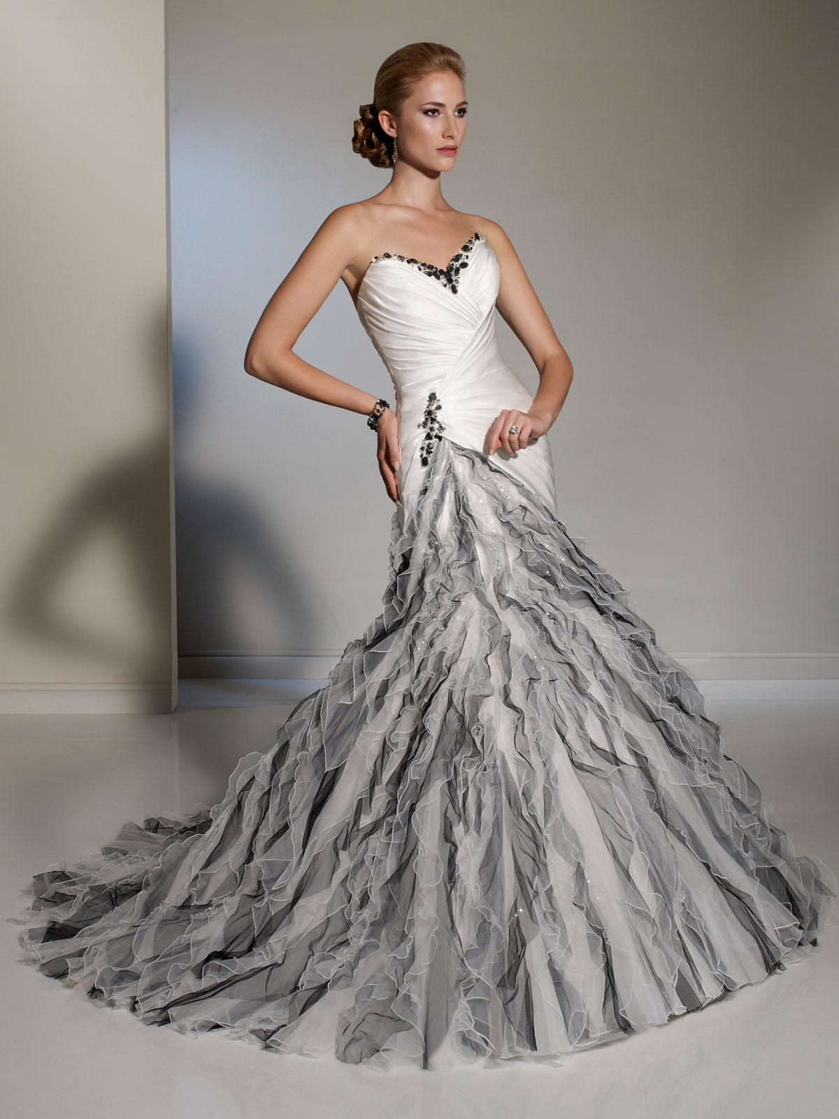25 Silver Wedding Dresses Perfect for Edgy Brides