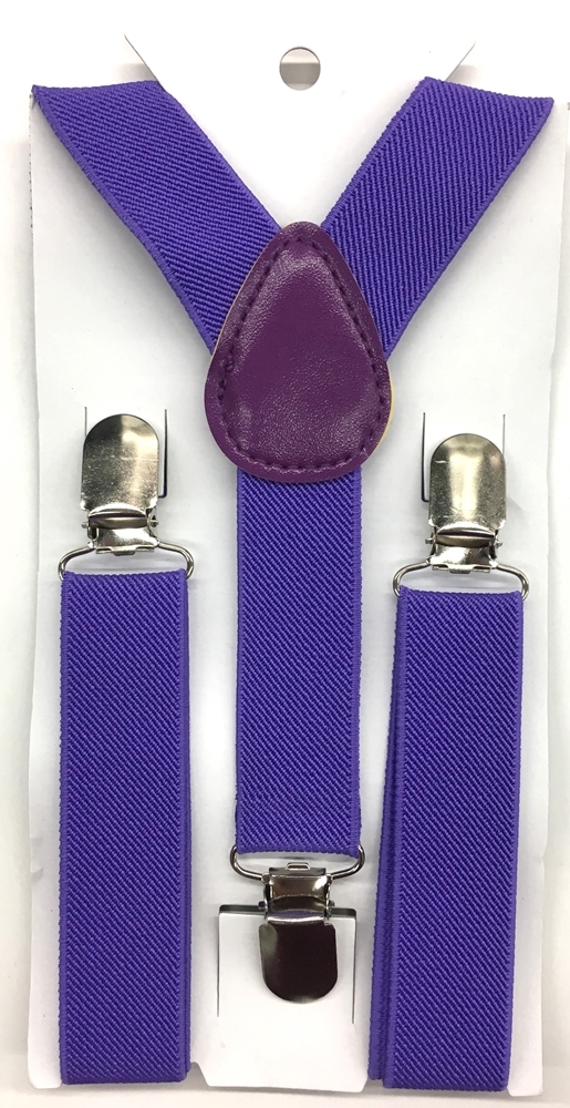 lavender wedding suspender set