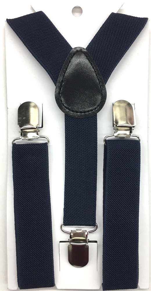 black suspender set