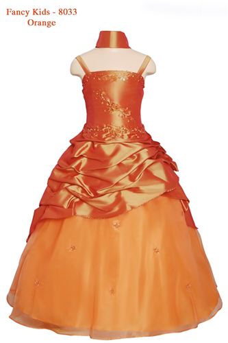 orange easter dresses
