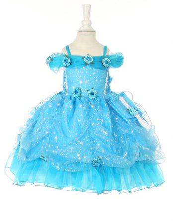 Turquoise princess dress sale.