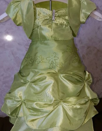 lime green baby dress