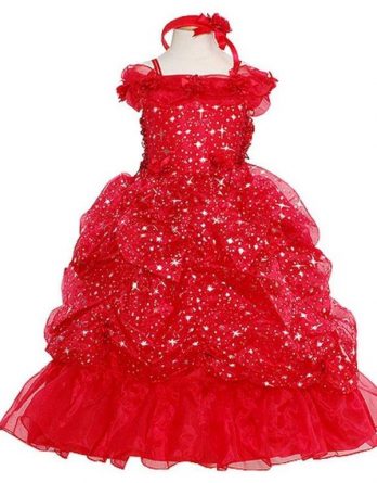 Fancy Baby Girl Red Dress
