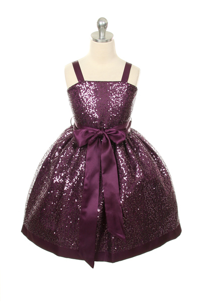 Purple Sequin Dresses
