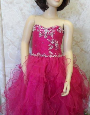 fuchsia pageant dress sale