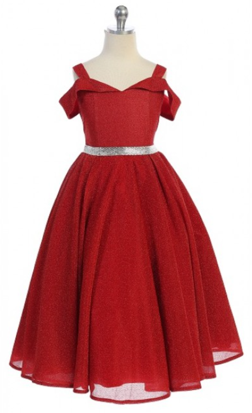Red off shoulder dresses