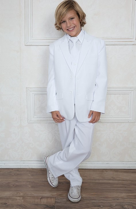 boys white suit