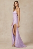 lilac lace prom dresses
